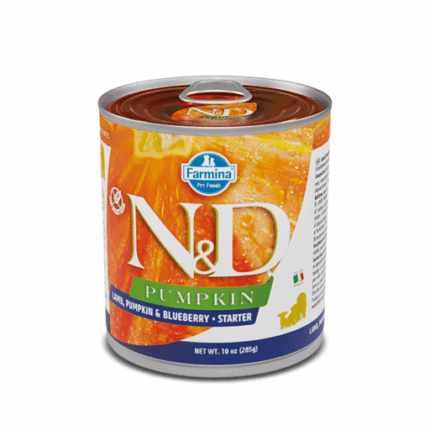 Farmina para perros - N&D Pumpkin Canine - Cordero, Calabaza & Arándanos Starter Puppy Lata