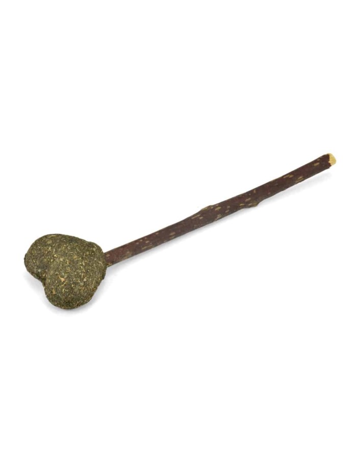 STICK SILVER VINE CON CORAZÓN CATNIP - Imagen 1