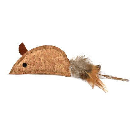 RATÓN CORCHO CON PLUMA