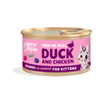 Edgard & Cooper Pato Y Pollo - Trocitos En Salsa Lata 85 g Para Gatitos