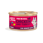 Edgard & Cooper Pollo Y Pavo - Trocitos En Salsa Lata 85 g Para Gatos Senior