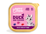 Edgard & Cooper Pato Y Pollo - Paté Tarrina 85 g Para Gatitos