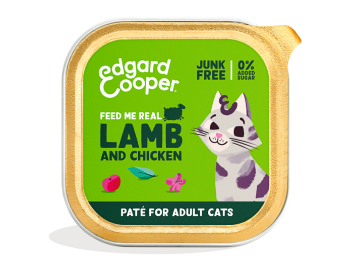 Edgard & Cooper Cordero Y Pollo - Paté Tarrina 85 g Para Gatos - Imagen 1