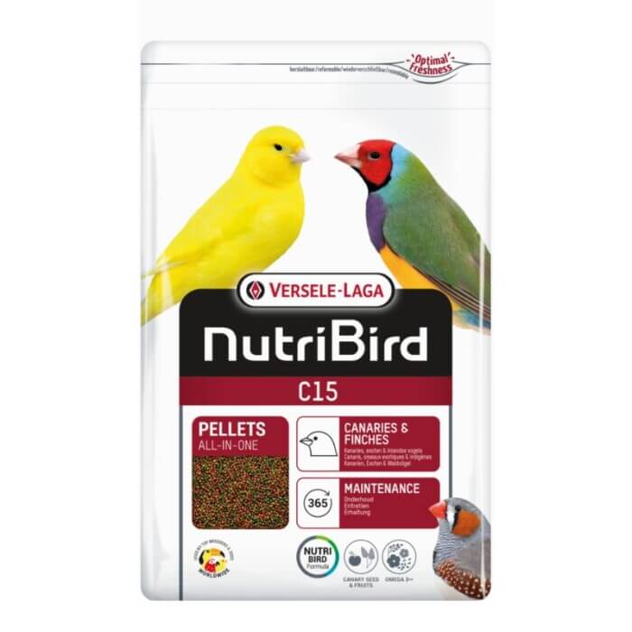 Versele-Laga Nutribird C15 Mantenimiento Para Canarios - Imagen 1