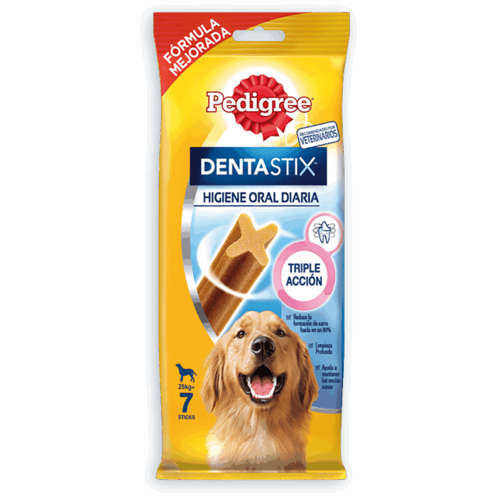 Pedigree Dentastix Snack Dental para la Higiene Oral de Perros Grandes 7ud - Imagen 1