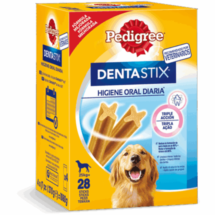 Pedigree Dentastix Snack Dental para la Higiene Oral de Perros Grandes 28ud