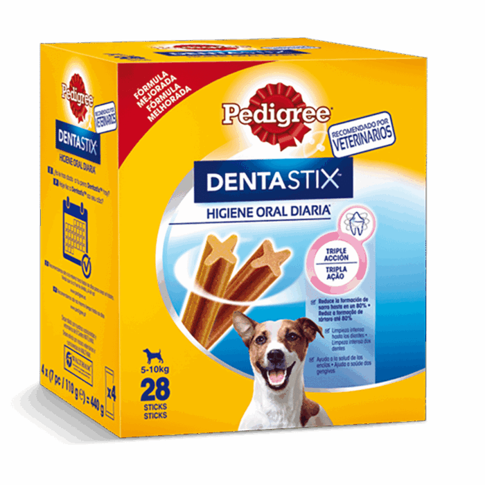 Pedigree Dentastix Snack Dental para la Higiene Oral de Perros Pequeños 4 x 28ud - Imagen 1