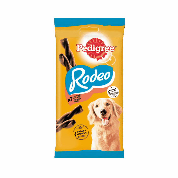 Pedigree Rodeo Snack para Perros Sabor Buey 122g - Imagen 1