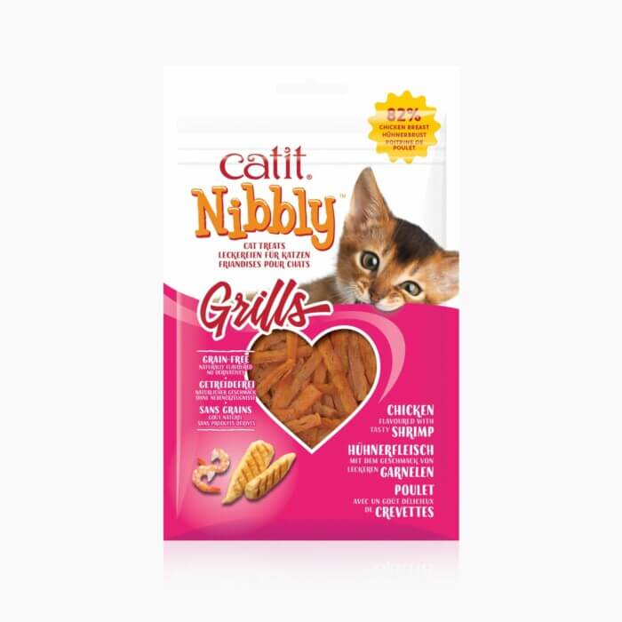 Catit Nibbly Grills Pollo & Gambas 30g - Imagen 2