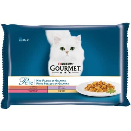 PURINA® GOURMET® PERLE Finas Láminas en Gelatina