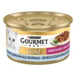 PURINA® GOURMET® GOLD Doble Placer con Pescado