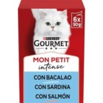 PURINA® GOURMET® MON PETIT Selección de Pescados (SARDINA, SALMÓN, BACALAO)