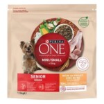 PURINA® ONE® Mini Perro Senior 8+ seco Pollo y Arroz