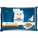 PURINA® GOURMET® PERLE Delicias en Salsa Con Pollo y Buey