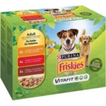PURINA®  FRISKIES®  Adulto con Pollo, Cordero y Buey en Gelatina