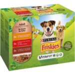 PURINA®  FRISKIES®  Adulto con Pollo, Cordero y Buey en Salsa