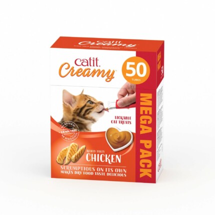 Catit Creamy Pollo 50x10g