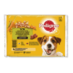 Pedigree Comida húmeda para Perros Sabor Pollo y Buey con Verduras en Salsa Multipack 4x100g