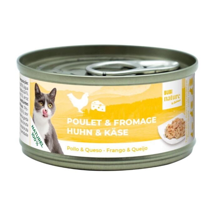 Bubimex Bubi Nature Gato Pollo Y Queso 70Gr - Imagen 1