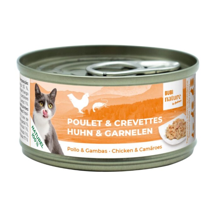 Bubimex Bubi Nature Gato Pollo Y Gambas 70Gr - Imagen 1