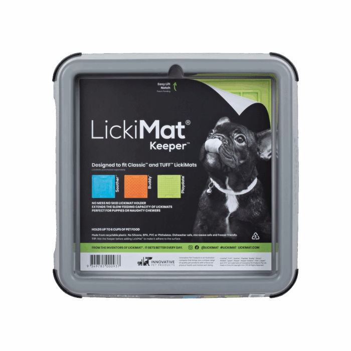 LickiMat Indoor Keeper Gris - Imagen 1