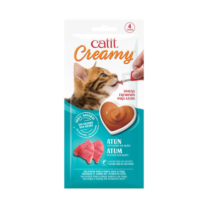 Catit Creamy Atún 4x10g - Imagen 2