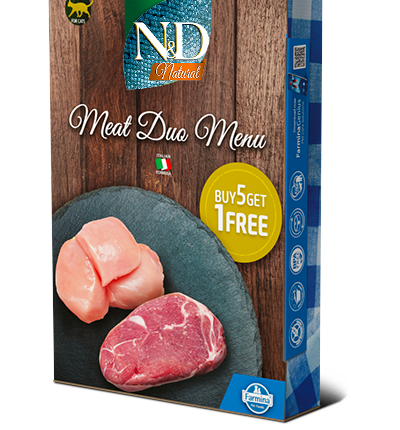 Farmina para gatos - N&D Natural - Meat Duo Menu
