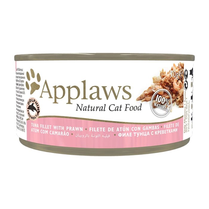 Applaws Cat Lata 70g Atún y Gambas - Imagen 1