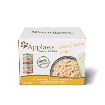 Applaws Cat Multipack 12 Latas De 70g Pollo