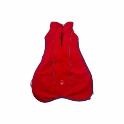 Benetton Abrigo Rojo Para Perros