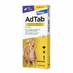 AdTab Antiparasitario para Gatos | 1 Comprimido Masticable