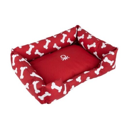 Benetton Cuna Desenfundable Roja Huesos