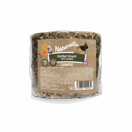 Snack Naturaliss: Casita de hierbas con flores