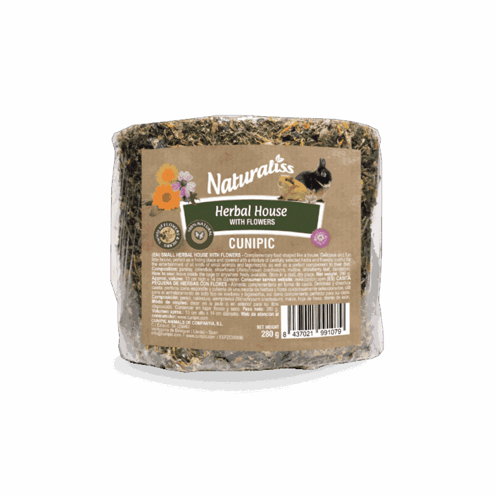 Snack Naturaliss: Casita de hierbas con flores - Imagen 1