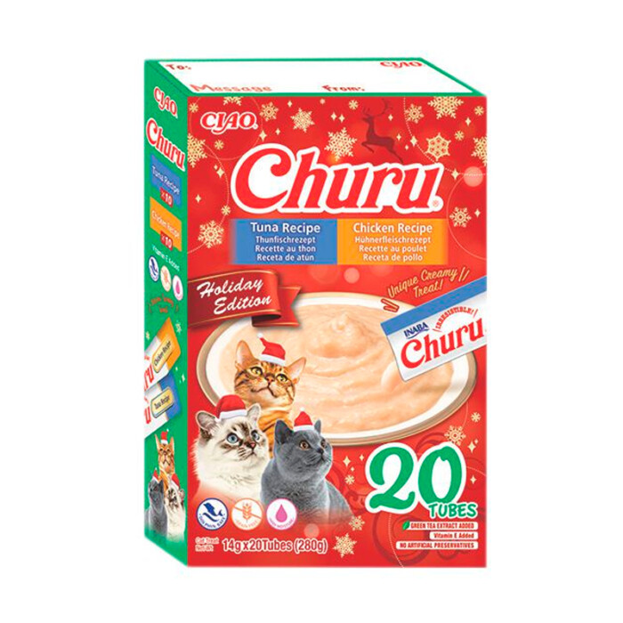 Churu Cat Caja de Navidad - Imagen 1