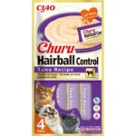 Churu Cat Hairball Recipe Atún 4x14g