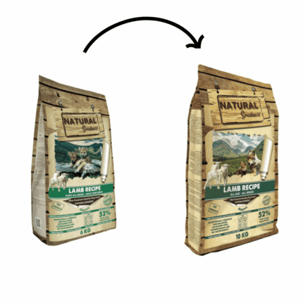 Compensación pedido 86587 "Natural Greatness Lamb Recipe Puppy 6Kg" por "Natural Greatness Lamb Recipe 10kg"