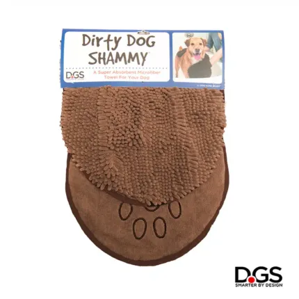 Dirty Dog Shammy Toalla de Microfibra Ultra Absorbente Marrón