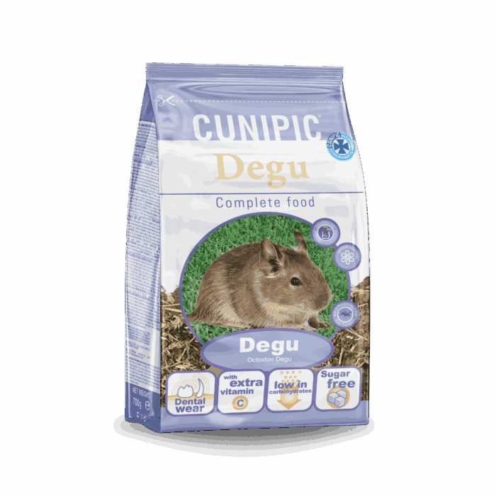 Alimentación Súper Premium para Degúes 700 g Cunipic - Imagen 1