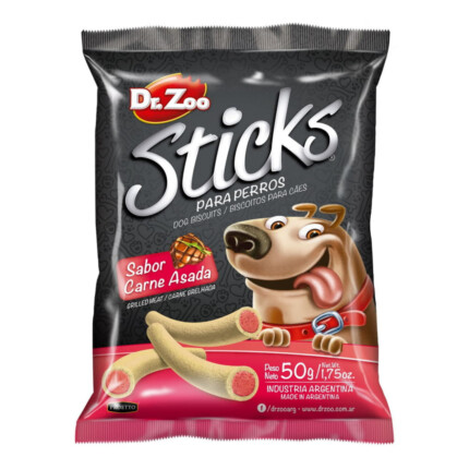 Dr Zoo Sticks de Carne Asada para Perros