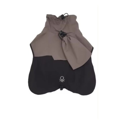 Benetton Chubasquero Impermeable Gris Para Perros