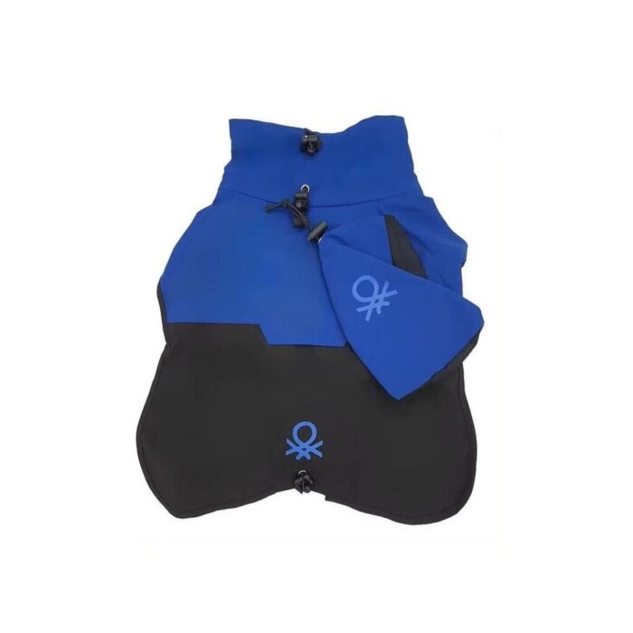 Benetton Chubasquero Impermeable Azul Para Perros - Imagen 1