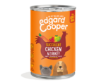 Edgard & Cooper Pollo Y Pavo Manzana Lata 400 g Para Perros