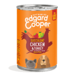 Edgard & Cooper Pollo Y Pavo Manzana Lata 400 g Para Perros