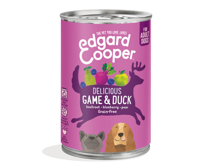 Edgard & Cooper Venado Y Pato Lata 400 g Para Perros - Imagen 1