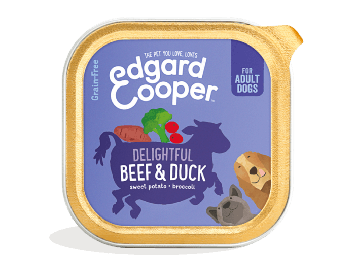 Edgard & Cooper Ternera Y Pato Tarrina 150 g Para Perros - Imagen 1