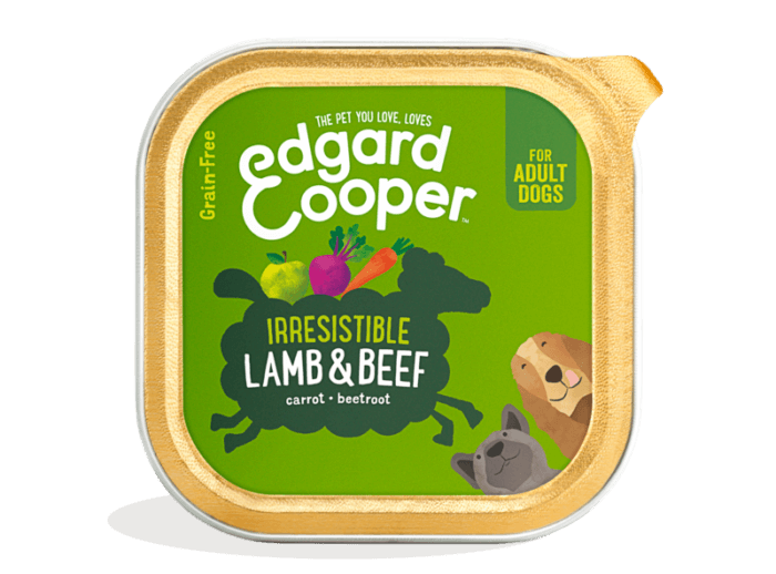 Edgard & Cooper Cordero Y Ternera Tarrina 150 g Para Perros - Imagen 1
