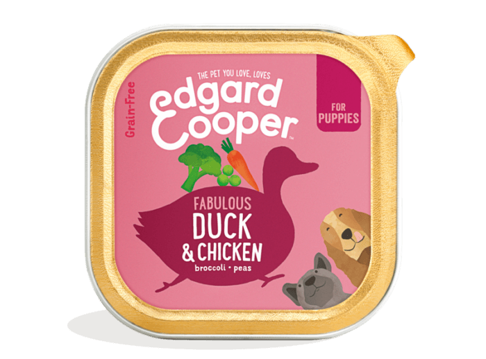 Edgard & Cooper Pato Y Pollo Tarrina 150 g Para Perros - Imagen 1