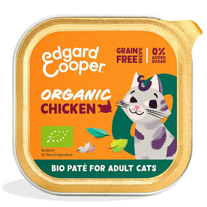 Ed&Co Gato Adulto Tarrina Paté BIO Pollo 85gr - Imagen 1