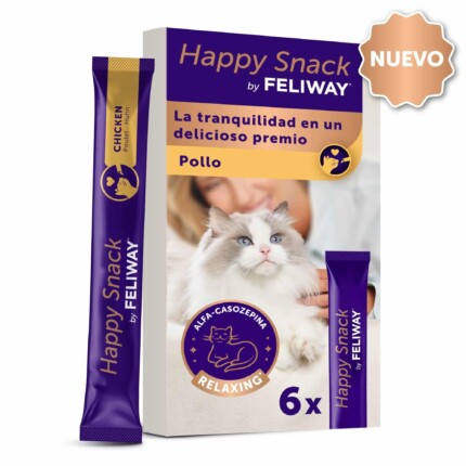 FELIWAY Happy Snack Pollo 6 sobres